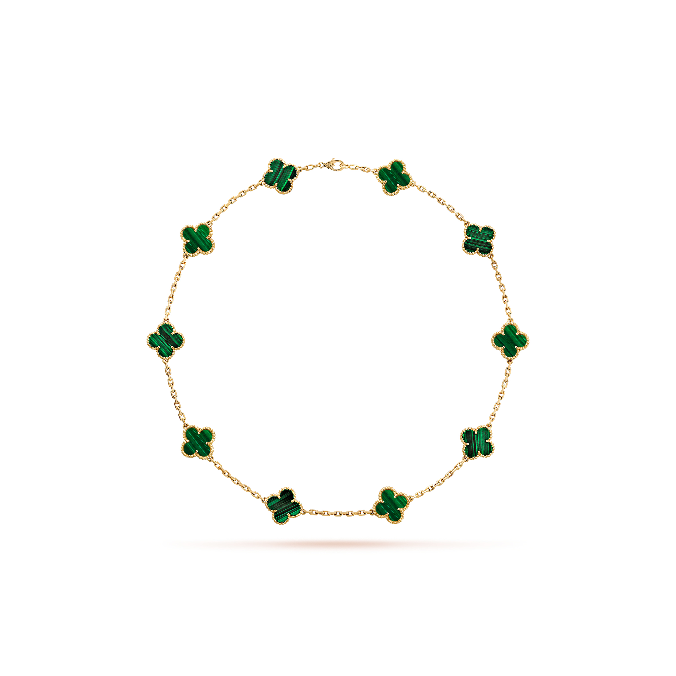 V*N CL*F arpels vintage alhambra necklace, 10 motifs vcaro3qj00